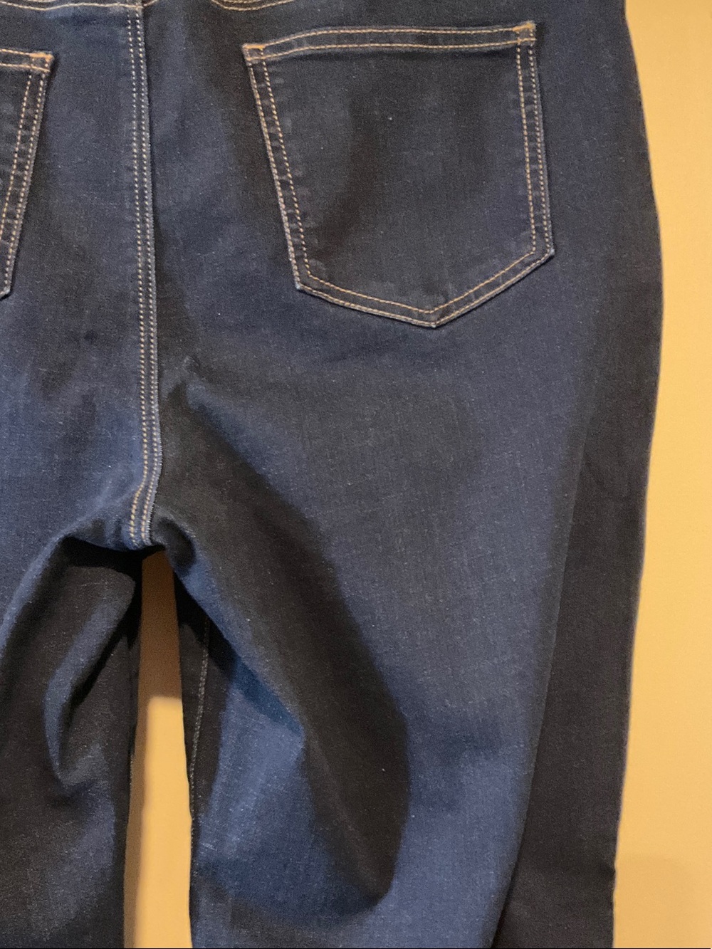 NWT Chico's So Slimming Girlfriend Straight Leg dark wash Jean with stretch 14 - Picture 5 of 13
